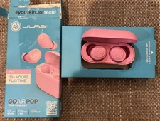 Jlab Pink GoAirPop True Wireless Earbuds Open Box