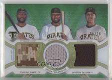 2018 Triple Threads Relic Combos Emerald 5/18 Starling Marte Jameson Taillon 0c6