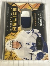 Patrick Marleau  2025-26 Black Diamond Relics Premium 12/25  Jersey Match