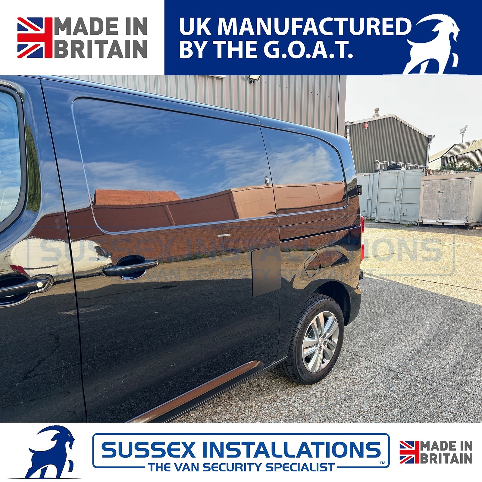 For Dispatch Expert Proace Vivaro Scudo Discount stock Left Side Shield Black