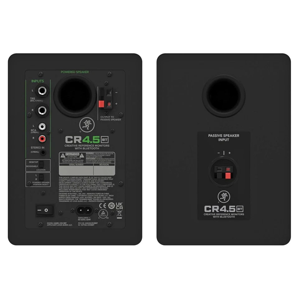 Mackie CR4.5BT Aktive 2-Wege Studio-Monitore Bluetooth Lautsprecher - Bild 2 von 4