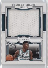2023-24 National Treasures Colossal Rookie Materials 23/99 Brandon Miller 19fe
