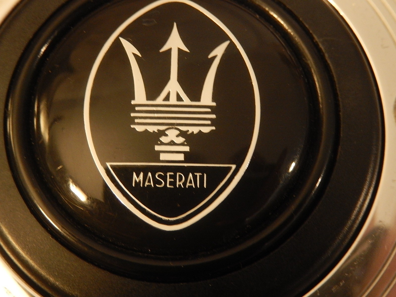 Maserati Biturbo NARDI ND Classic Steering Wheel Kit 355mm Chrome Wood   NEW
