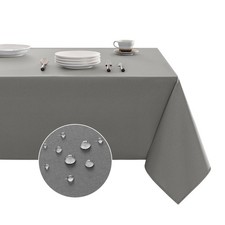 Veblandy Table Cloth Rectangle Waterproof Spill-Proof Wrinkle-Free Tablecloth...