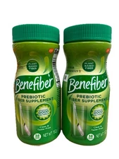 *READ*2Pk Benefiber Daily Prebiotic Dietary Fiber Powder 5.4oz Plant Based 11/25