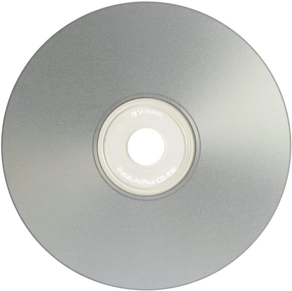 50 Pack CD-RW 700MB 2X-4X Inkjet Printable Discs for Professional Printing - Image 4 of 4