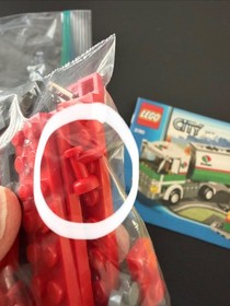 Retired LEGO City 3180 Tank Truck Box Manual Minifigs Complete Missing Stickers