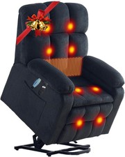 Electric Riser Recliner Armchair Heated Vibration Massage Sofa Arm Chair 2 Style