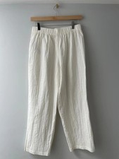 Women’s Mango Premium Linen Trousers Bottoms - W28/L26 - 1227