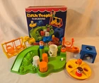 Vintage Fisher Price Little People Playground #2525 (1986) w/Extras & Box