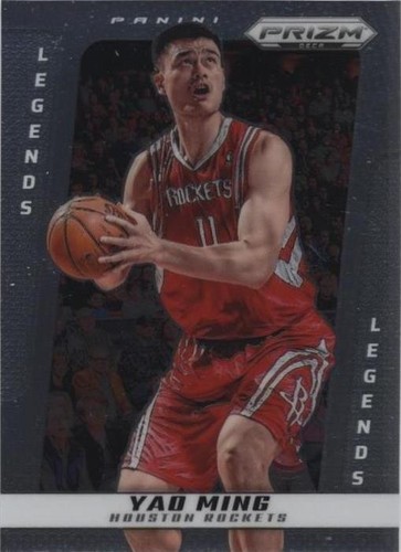 YAO MING 2023-24 Panini Prizm Deca Red Refractor /199 #112 Rockets