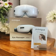 Plavogue AM005 Eye Massager Headache Migraine Relief Heats Massages Plays Music