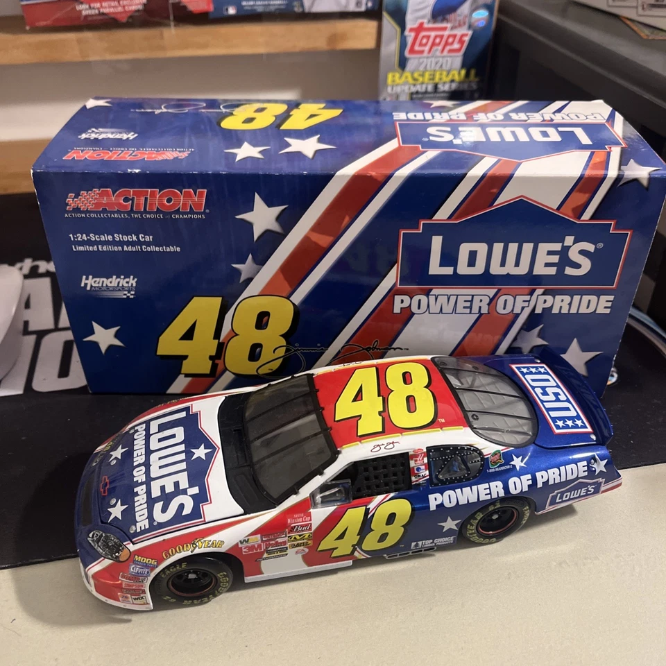 Action 2003 Jimmie Johnson #48 Lowe's / Power Of Pride Chevrolet Nascar Diecast - Image 3 of 4