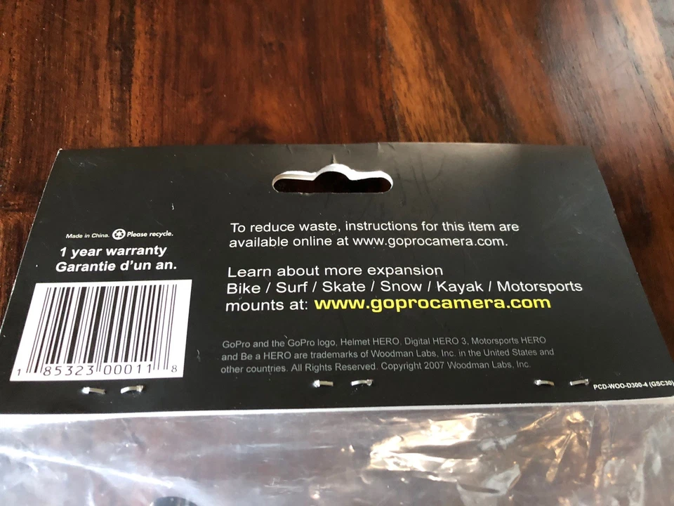 GOPRO HERO WINDOW SUCTION CUP 1/4"-20 TRIPOD MOUNT for GoPro HD Hero 3-4-5 HERO6 - Image 3 of 4