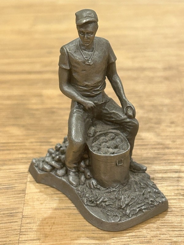 Vintage 1979 Saturday Evening Post Pewter Figurine KP Duty 1938-1947
