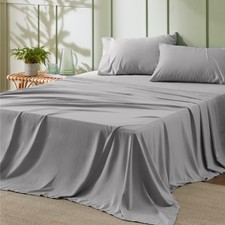 Bedsure Queen Sheet Set - 4 Pieces Soft Size ...