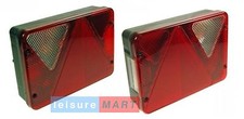 Pair of Rear Lights for Later Daxara 107, 127, 148, 158 and 198 Trailer