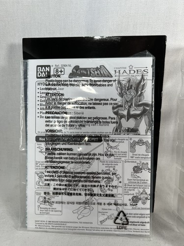 Bandai Saint Seiya Myth Cloth Serie hades Hyoga v3 crystal cigno - Foto 11 di 19