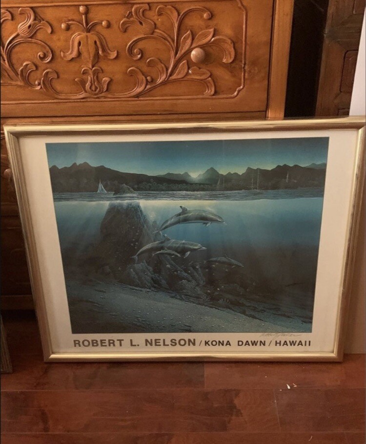Robert Lyn Nelson 額入りポスター　サインあり Robert Lyn Nelson 