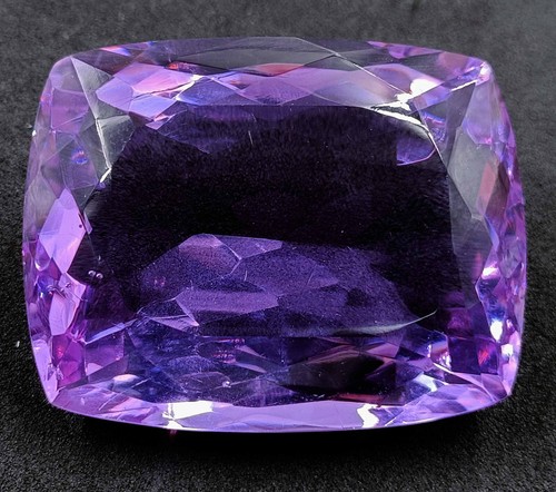 Transparent 330 Carat Ethiopian Emerald Cut Purple Opal Certified Loose Gemstone - Picture 10 of 13