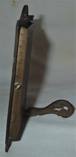 ANTIQUE CAST IRON C.J.O. JUDD OWL BIRD CALENDAR FRAME w EASEL PICTURE ART MIRROR - Picture 12 of 14
