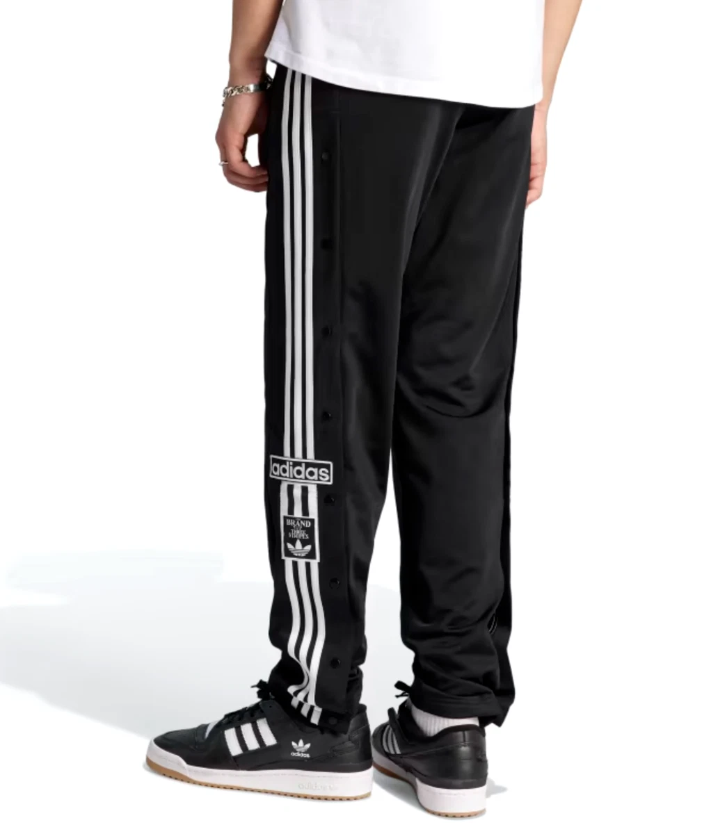 NEW MENS ADIDAS ORIGINALS ADIBREAK BUTTON TRACK PANTS ~SIZE LARGE IN8075