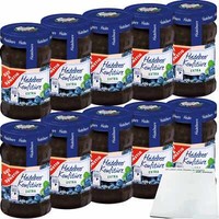Gut&Günstig Heidelbeer KonfitüRe Extra Mit 50% Frucht 10Er Pack 10X450G Glas Usy