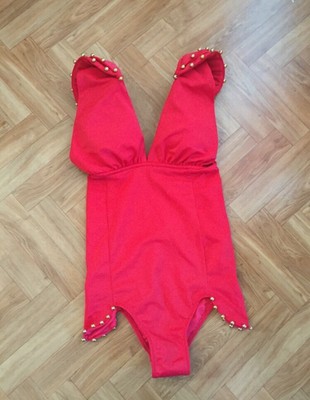 Maillot De Bain Une Pièce Orza Rouge - Taille 34 - Neuf Avec étiquettes - Fabriqué En France