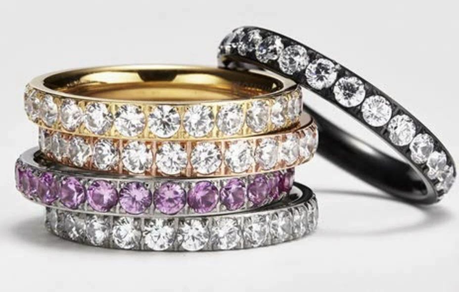Cubic zirconia shop eternity ring
