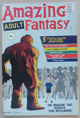 AMAZING ADULT FANTASY #7, STAN LEE & STEVE DITKO SILVER AGE CLASSIC, 1961 FN/VF.