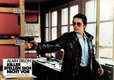 Killer stellen sich nicht vor ORIGINAL Aushangfoto Alain Delon / Michel Auclair