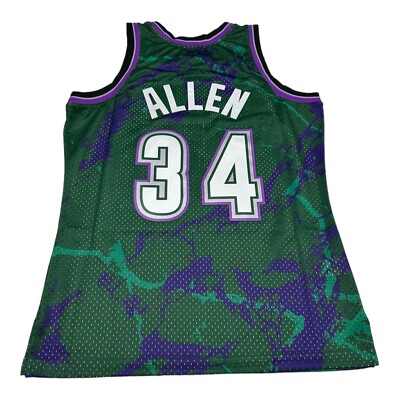 Mitchell & Ness Ray Allen Milwaukee Bucks NBA Marble
