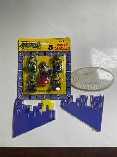 Vintage-Teenage Mutant Ninja Turtles Cake Toppers- 5 pieces - Picture 3 of 4