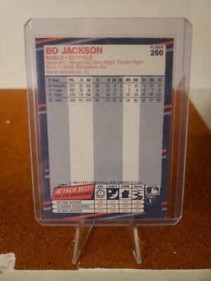 ⚾️1988 Fleer Bo Jackson #260 baseball card⚾️ | eBay