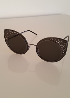 MARKS JACOBS GUNMETAL FLAT CAT - EYE SUNGLASSES Marc-15-S  display picture 1