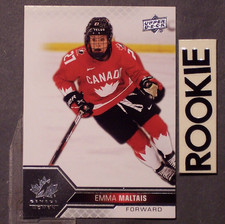 EMMA MALTAIS 2022/23 Upper Deck Canada Women #57 Team Canada