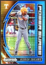 2020 Prizm Draft Picks Power Surge Blue Hyper Alerick Soularie RC Minnesota