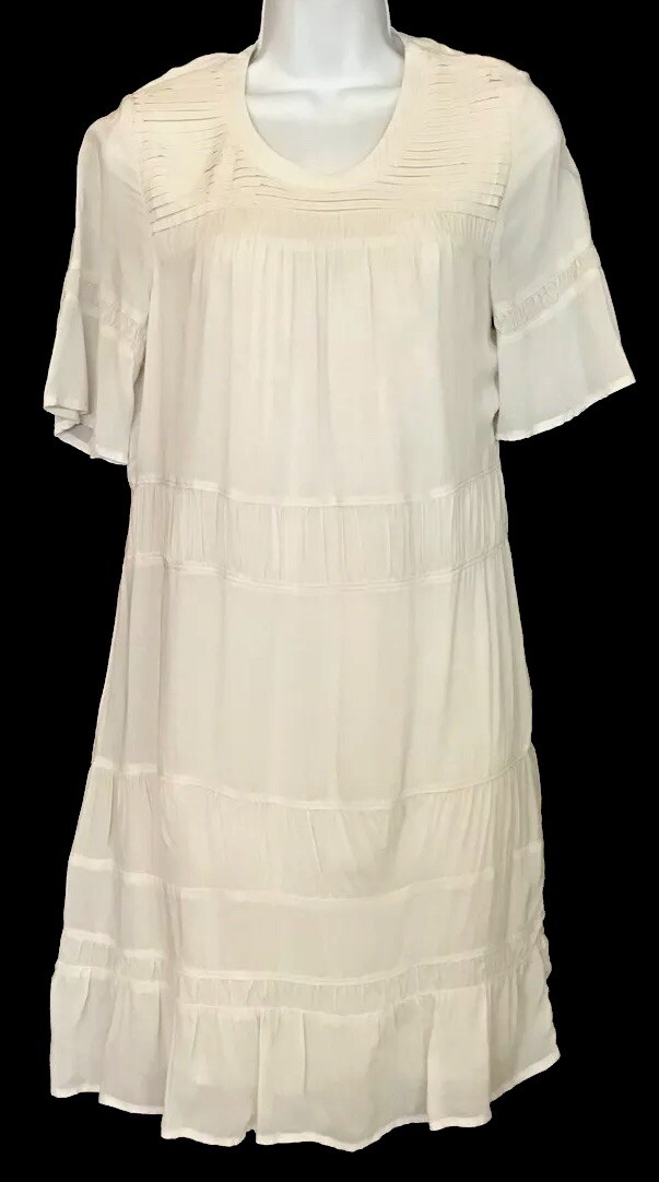 james perse pleated dress JAMES PERSE Cotton-blend jersey maxi dress