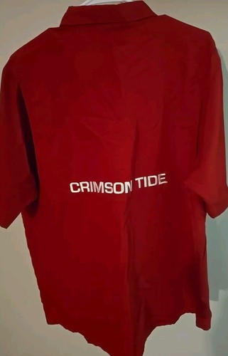 ProEdge Alabama Crimson Tide Button Down Short Sleeve Shirt Men's Size L 42/44 - Picture 4 of 5