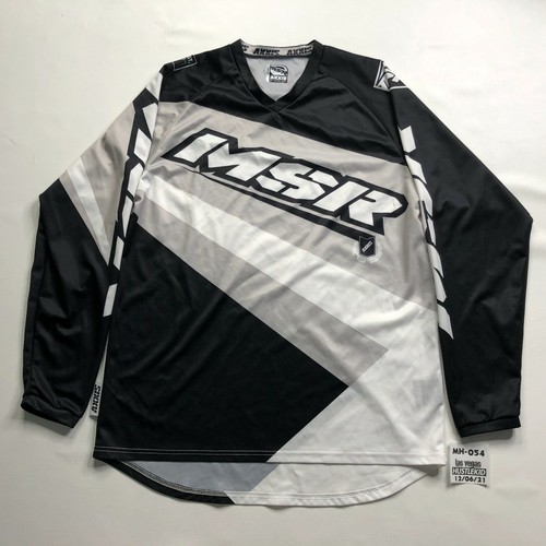 Genuine MSR Axxis Motocross Jersey Large L White Shirt Long Sleeve Tee Men MX🔥 - Picture 2 of 12