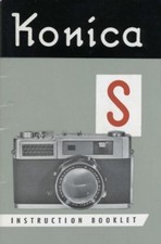 Konica S Camera Instruction Manual