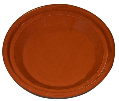 "Olla de cocina marroquí tajine sin plomo terracota acristalada grande 12" - Imagen 4 de 6