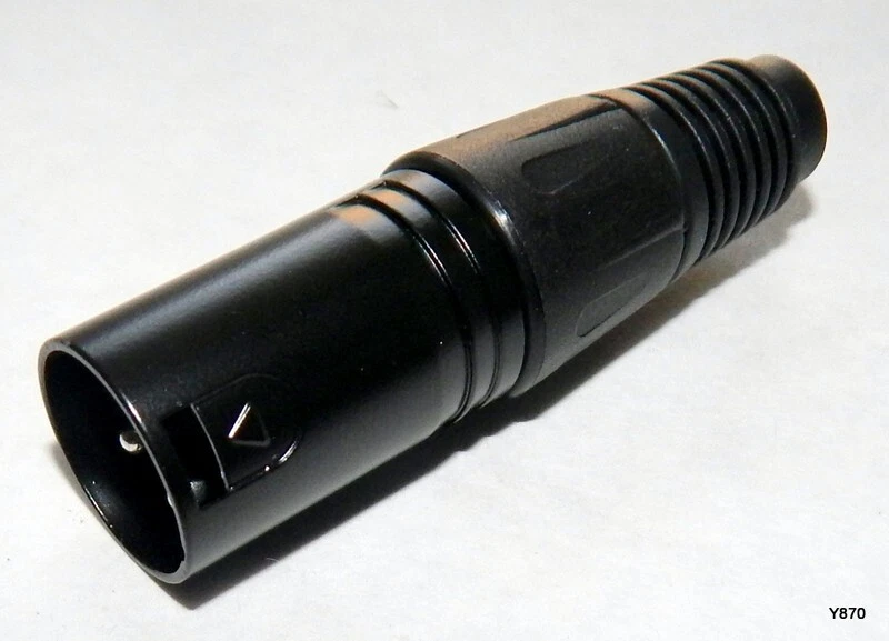 10公头8母头Proel XLR3MVBK XLR空中3极连接器 — 第 3/4 张图片