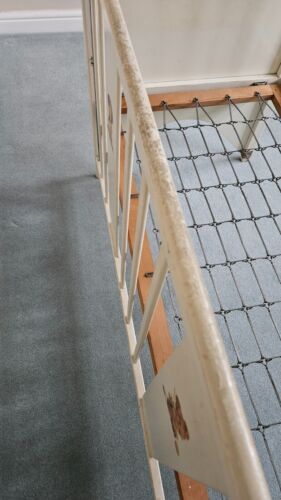 Vintage Early 1960's Drop Side Baby Cot In Original Used Condition - Picture 13 of 15