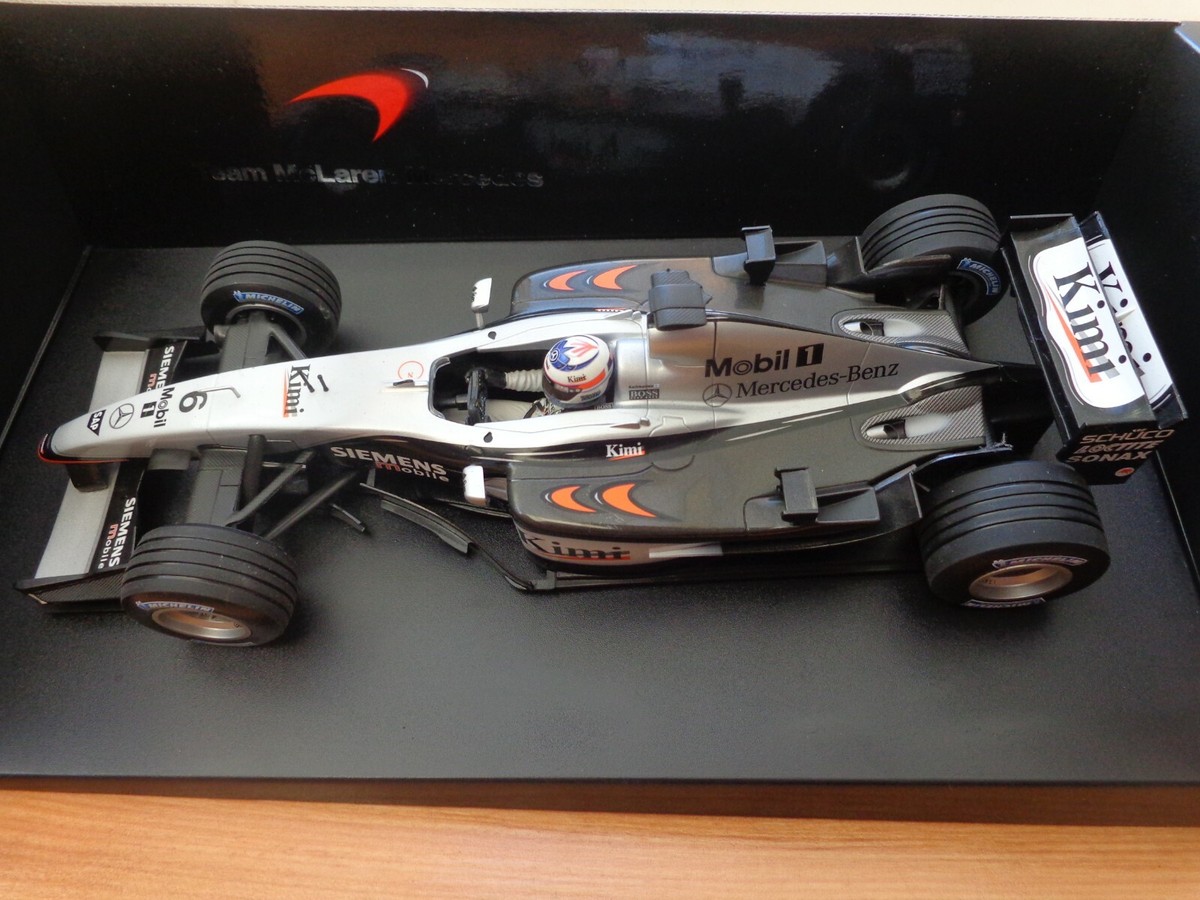 MINICHAMPS 1/18 MCLAREN MERCEDES MP4/17 KIMI RAIKKONEN 2002