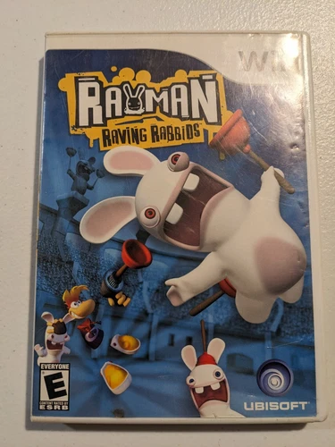 Rayman Raving Rabbids (Nintendo Wii, 2006) Complete - Tested