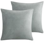 Velvet Pillow Cover 2 Pack Multicolor Shrink Fade Stain Resistant Pillowcase