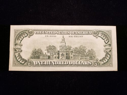 1988 $100 FRN FEDERAL RESERVE NOTE - (G) CHICAGO, ILLINOIS LOT#CA163 - Picture 4 of 8