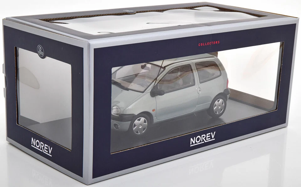 RENAULT TWINGO 1998 BOREAL SILVER NOREV 185294 1/18 MK1 GRIS ARGENT METAL - Photo 2/3