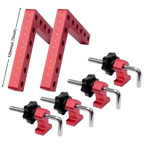 120/140/160MM 90 Degree Positioning Squares Right Angle Clamps for Woodworking - Picture 17 of 20
